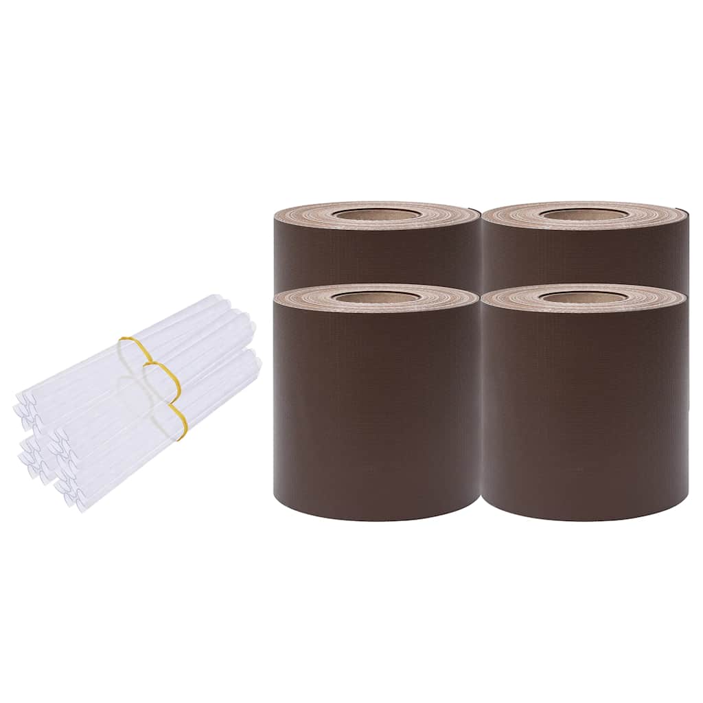 Écran de jardin 35x0.19 m pcs. pvc - brown, 35 x 0,19 m, 4 - number 2.