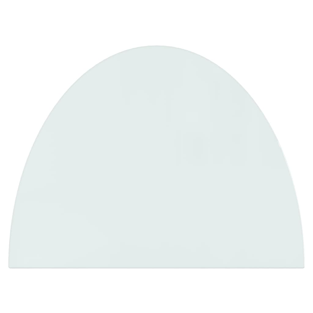 Glasplade til pejs halvrund - 800 x 600 mm, 1 - number 4.