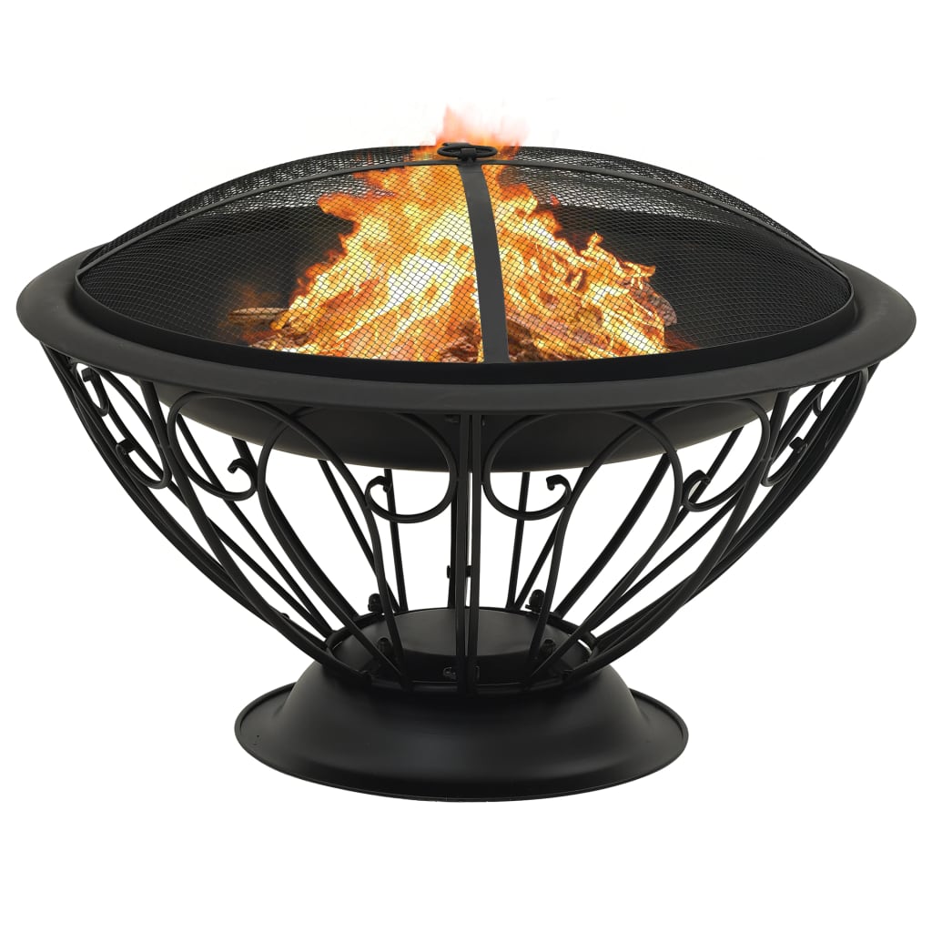 Fire pit with fire dragon 75 cm xxl steel - 75 x 75 x 51 cm (lxwxh) - number 2.