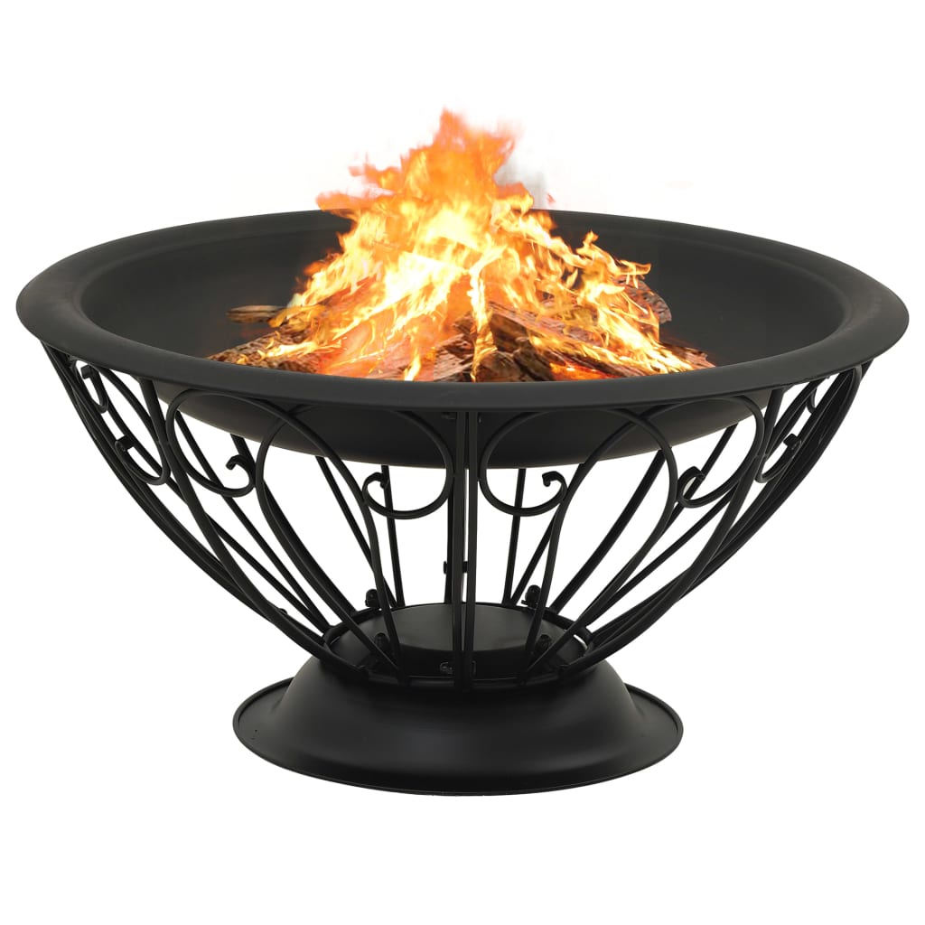 Fire pit with fire dragon 75 cm xxl steel - 75 x 75 x 51 cm (lxwxh) - number 3.