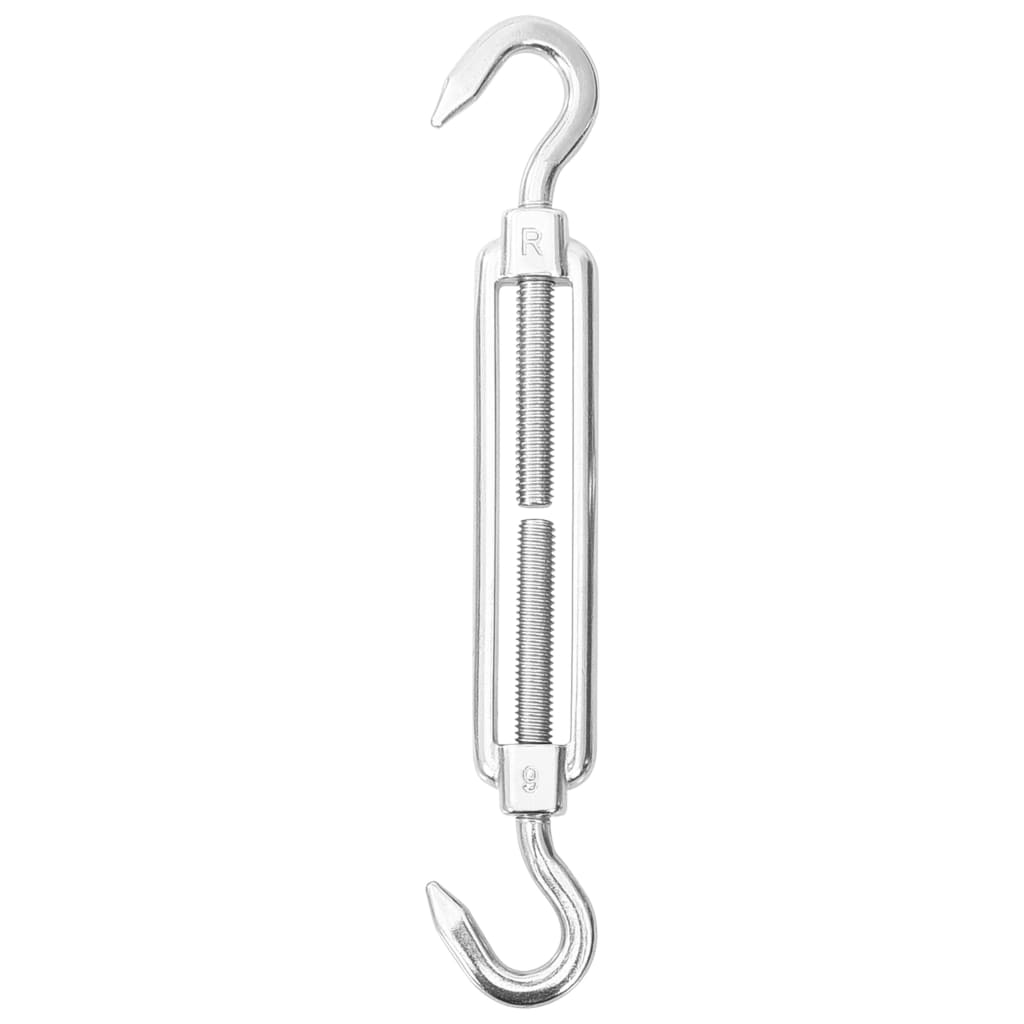 Fastening set for awning 9 parts stainless steel - 65 x 40 mm - number 3.