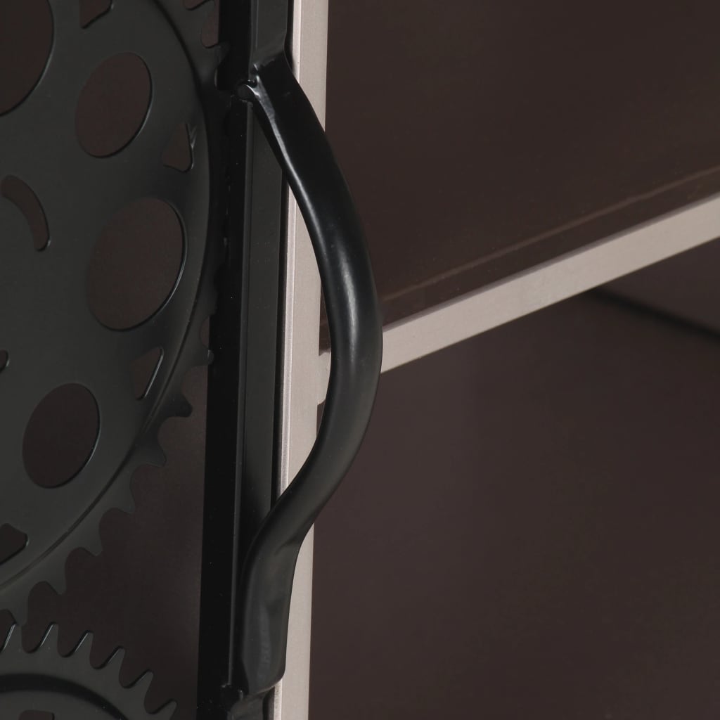 Szafka rtv 120x30x40 cm surowe drewno mango - number 6.