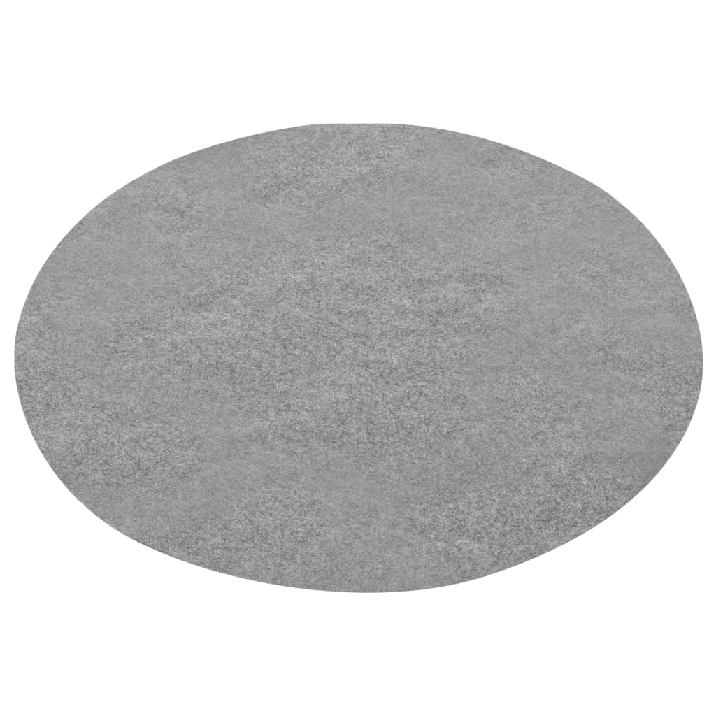 Artificial grass with buds diam. round - grey, 95 cm, 1 - number 2.