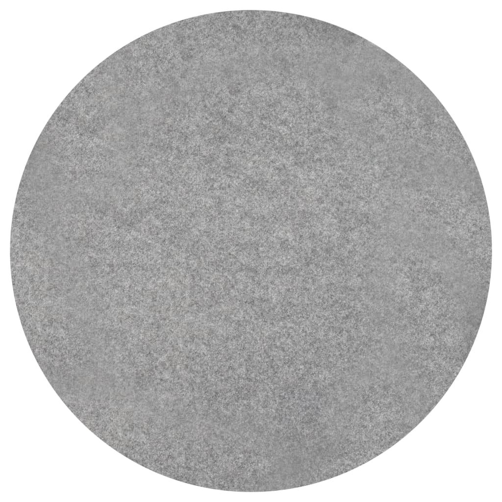 Artificial grass with buds diam. round - grey, 95 cm, 1 - number 3.