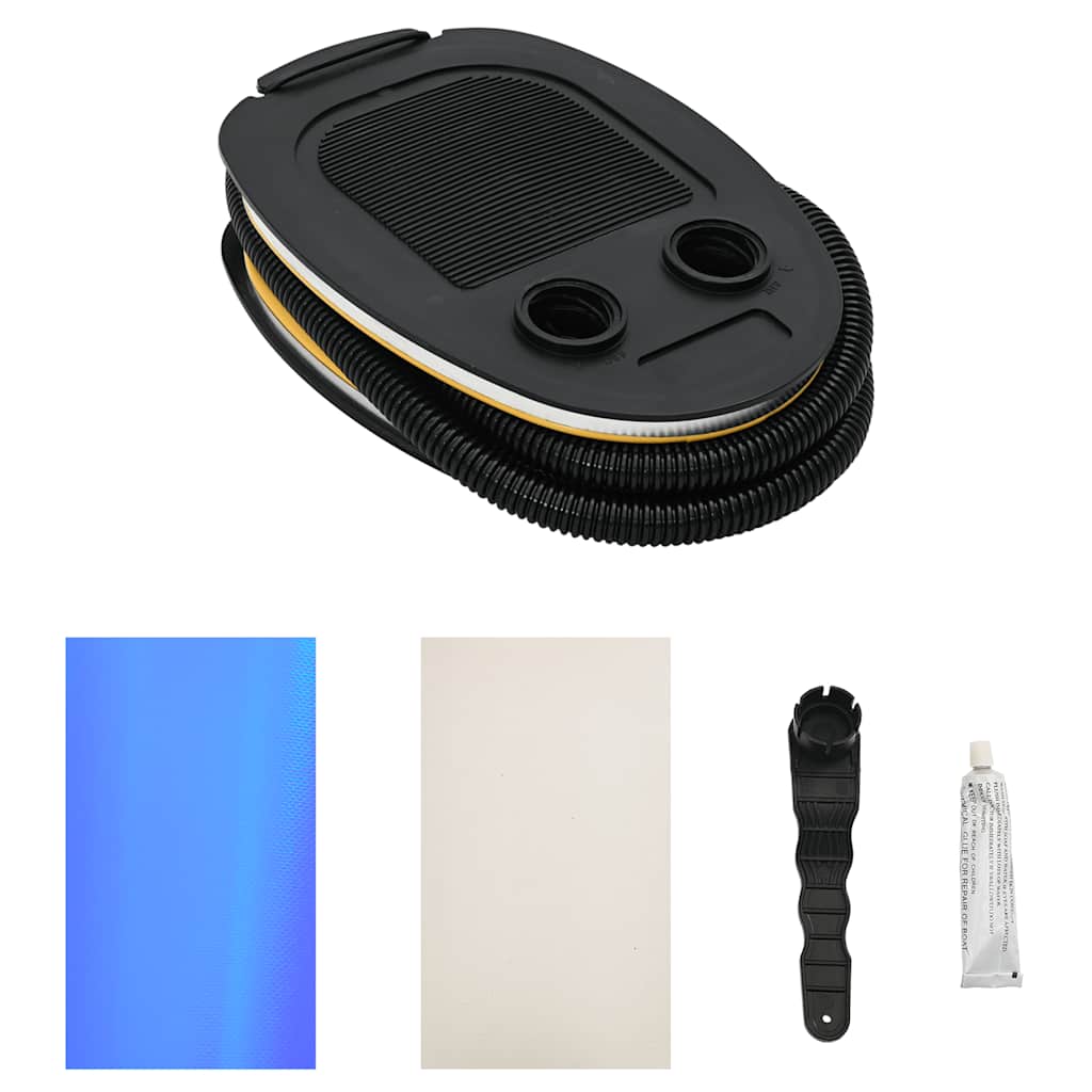 Gimnastički valjak na napuhavanje s pumpom pvc - plavi, 120 x 75 cm - number 9.