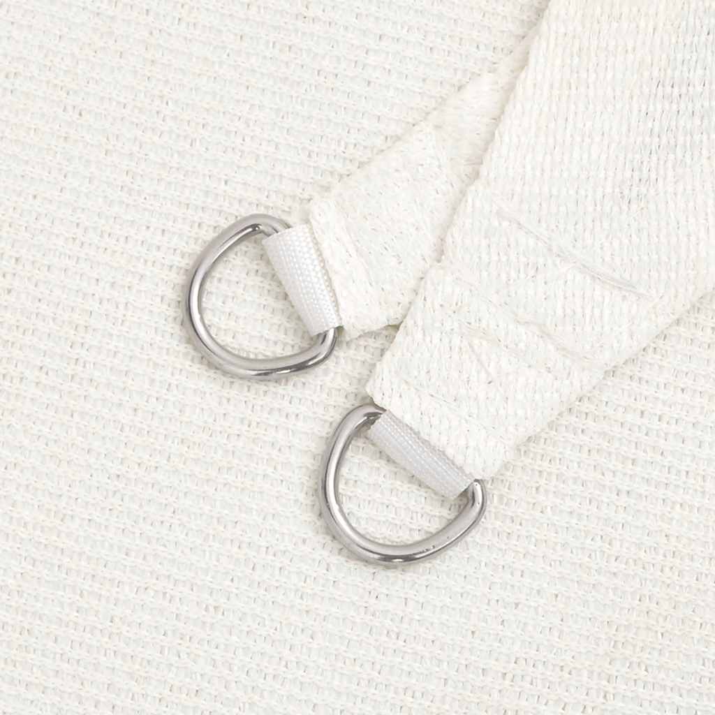 Solsejl 160 g/m² hdpe - hvid, 7 x 7 m, 1 - number 5.