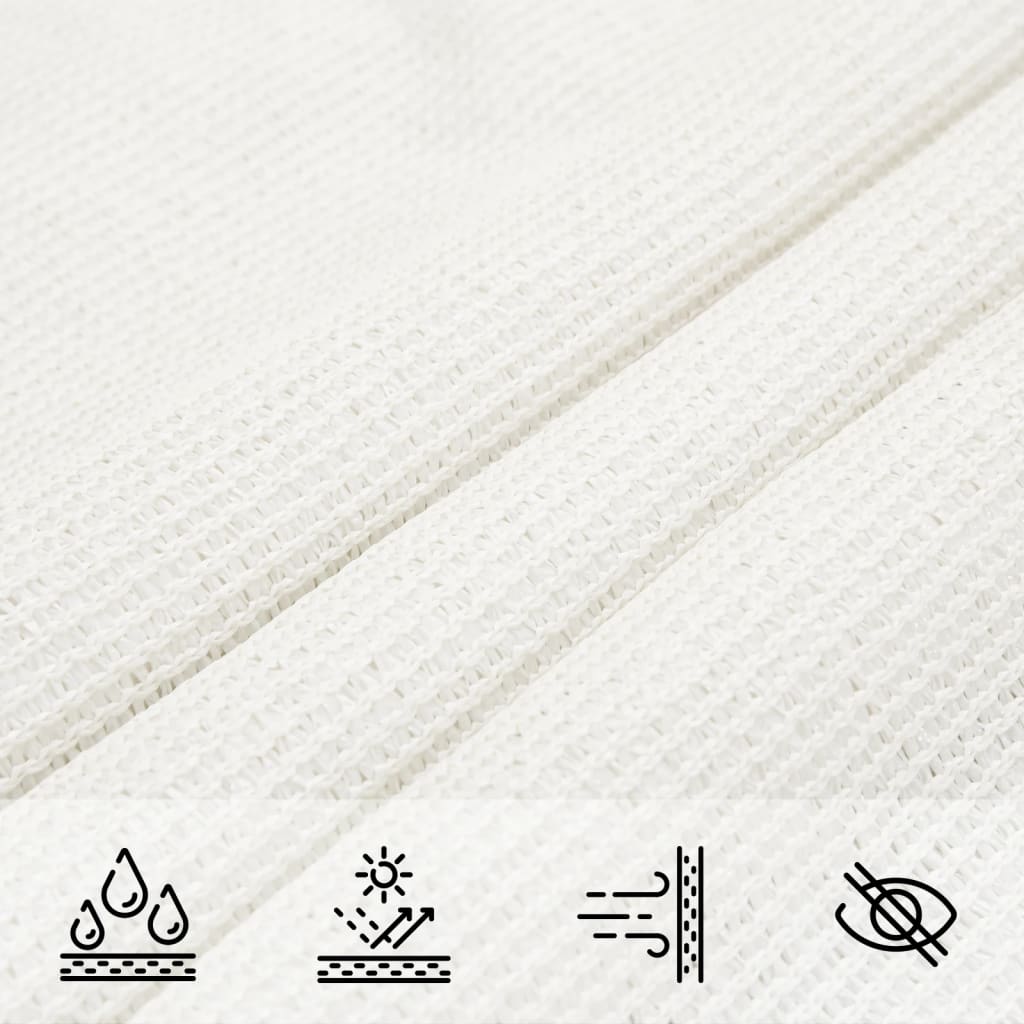 Sun sail 160 g/m² 3x5 m hdpe - white, 5 x 3 m, 1 - number 7.