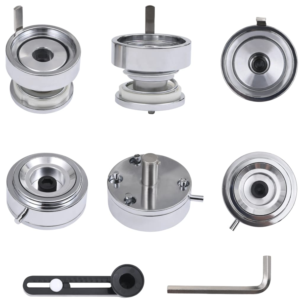 Stroj za izradu bedževa sa 500 bedževa 44 mm - number 8.