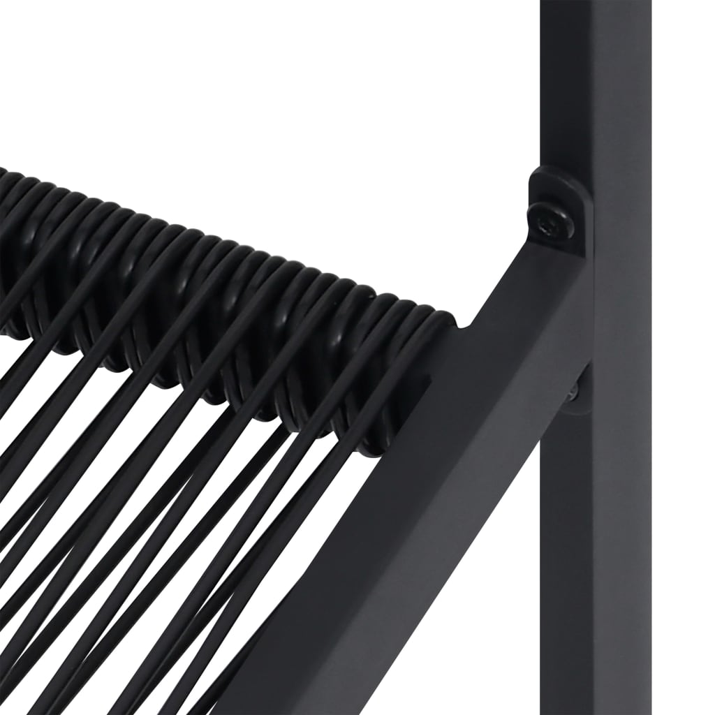 Havestole stk. pvc-rattan sort - 2, 1 - number 7.