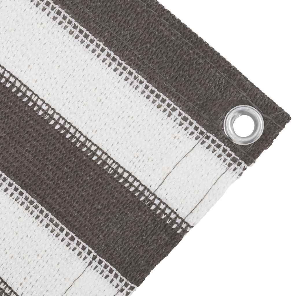 Telttæppe 300x500 cm antracitgrå og hvid - number 4.