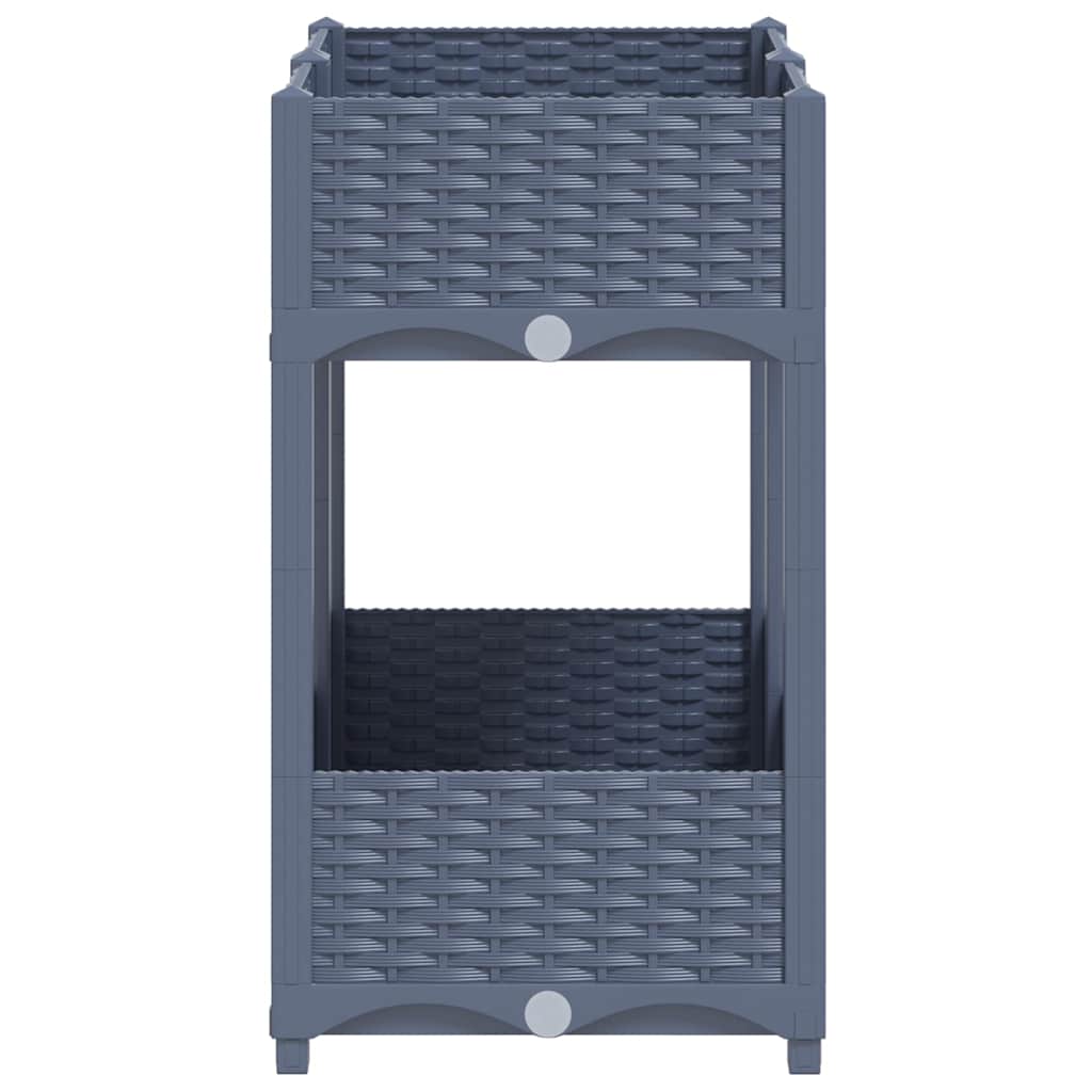 Povišeni krevet polipropilen - plavo sivi, 80 x 40 x 71 cm, 1 - number 4.