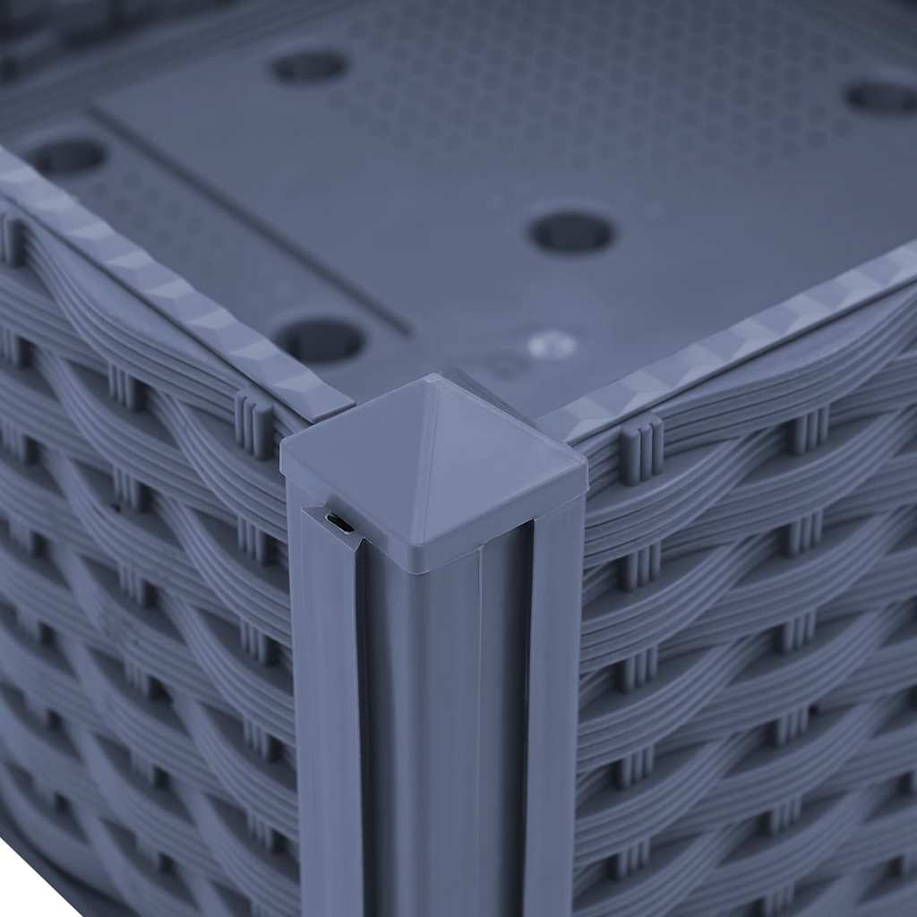 Povišeni krevet polipropilen - plavo sivi, 80 x 40 x 71 cm, 1 - number 6.