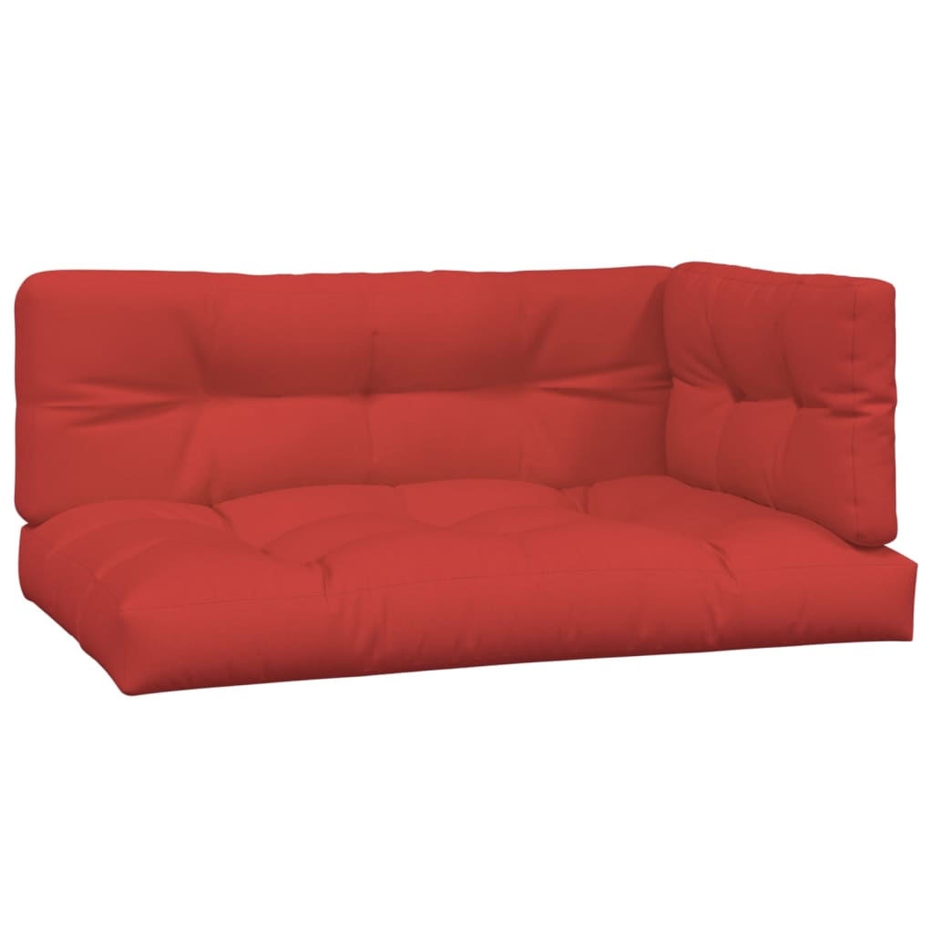 Pallet cushions pcs. fabric - red, 3, ooo 5 - number 2.