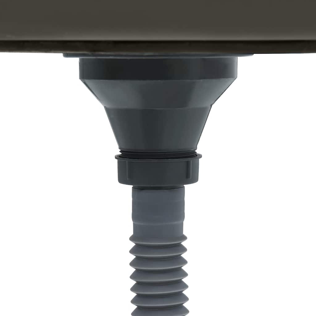 Ručně vyrobený kuchyňský dřez nerez - černý, 75 x 44 x 20 cm - number 7.