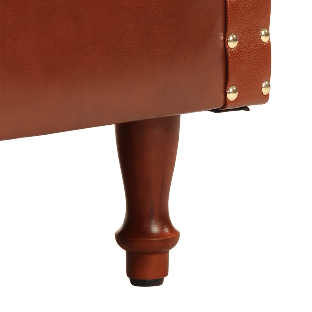 Fotel skóra naturalna - brązowy, 1 - number 7.