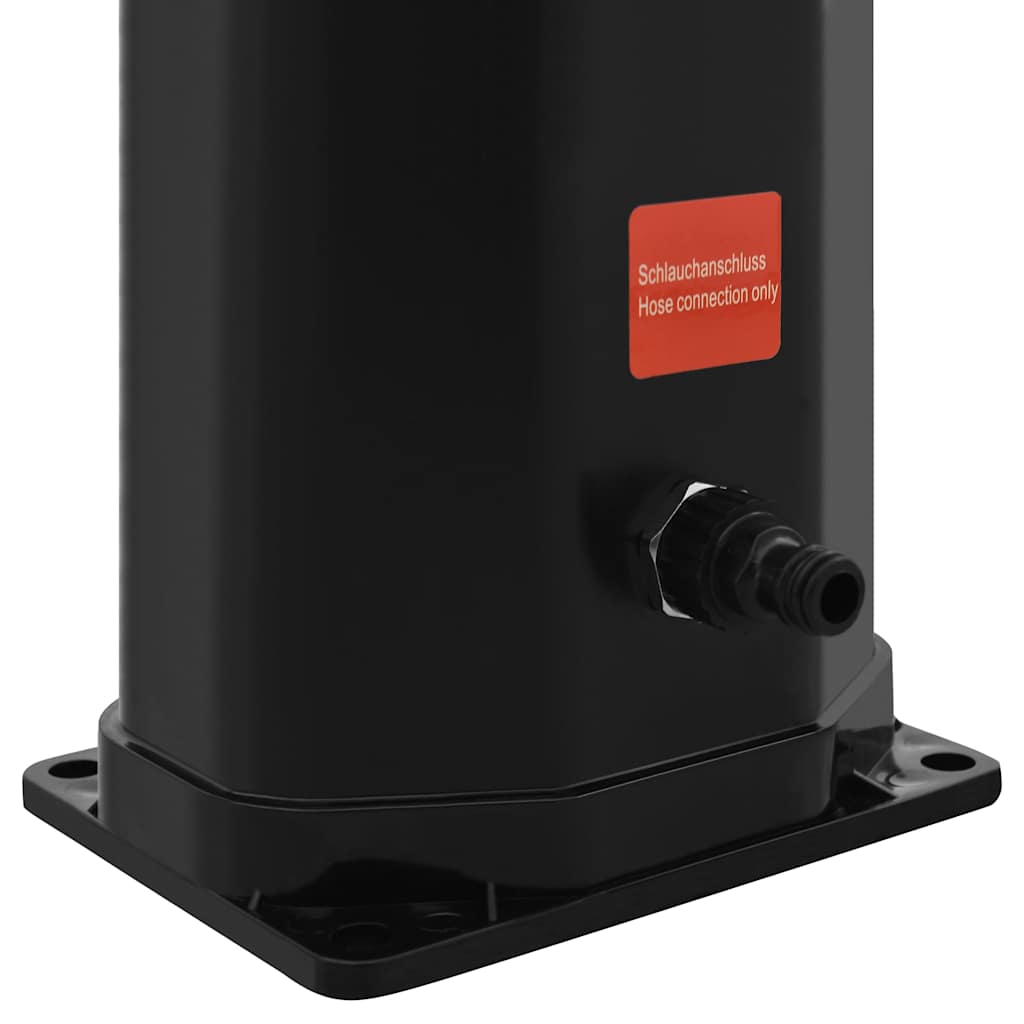 Solopvarmet udendørsbruser med brusehoved og hane 35 l - number 12.