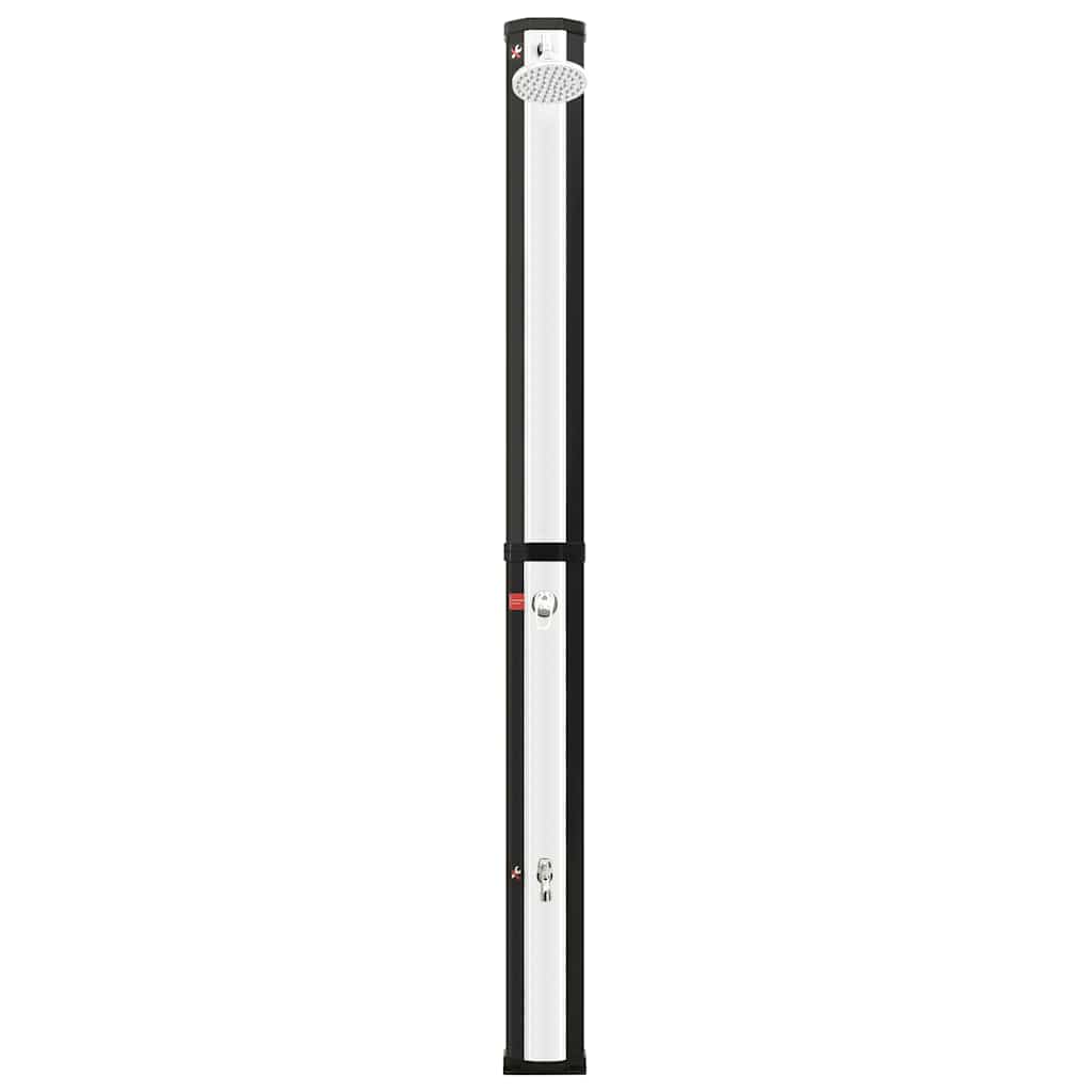 Solopvarmet udendørsbruser med brusehoved og hane 35 l - number 4.