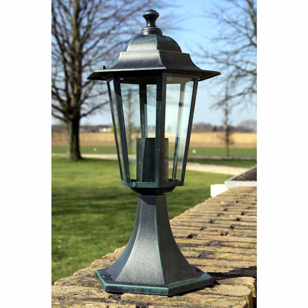Lampes de jardin 2 pcs. aluminium vert foncé/noir - number 2.