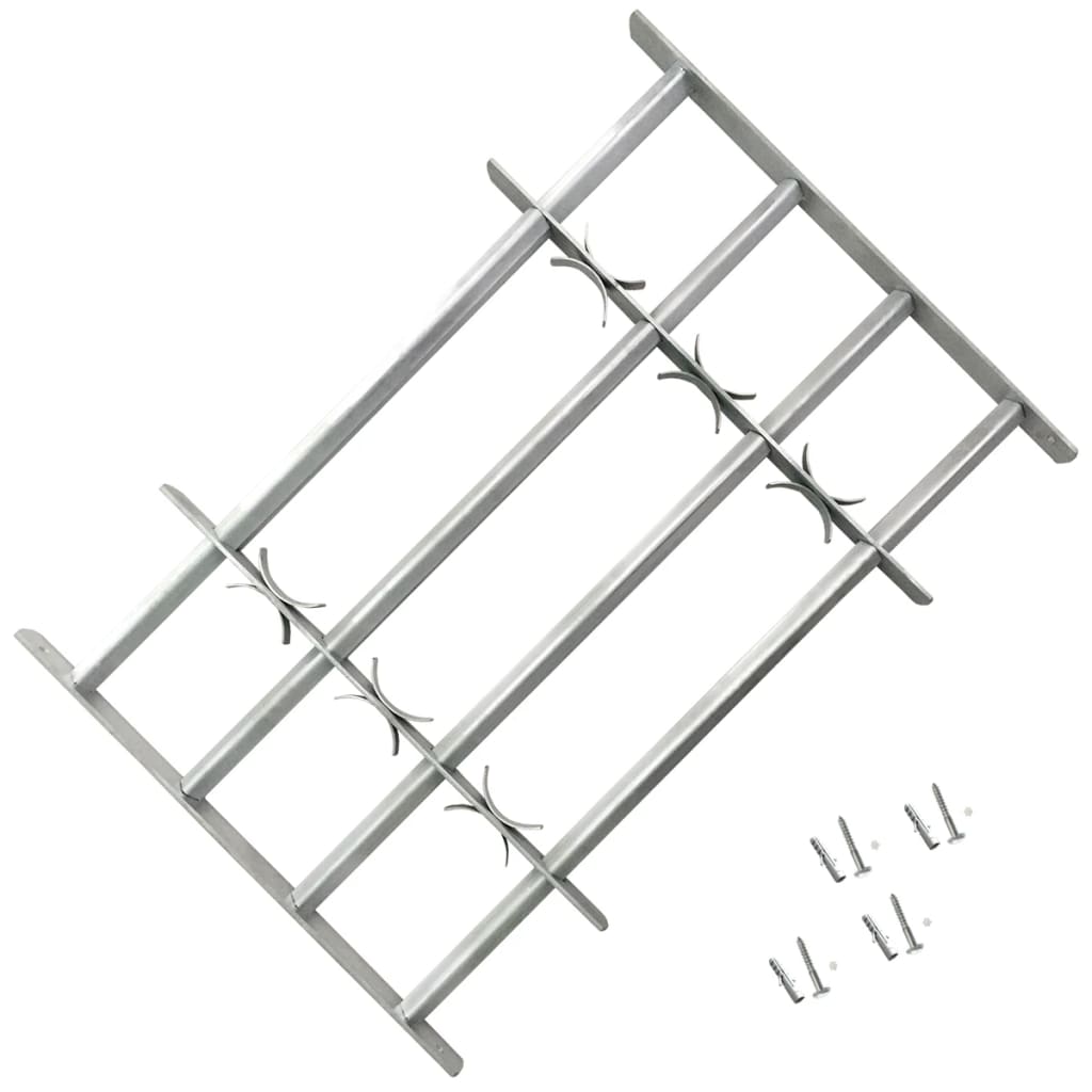 Justérbart sikkerhedsgitter til vinduer 2 stk. 1000-1500 mm - number 2.