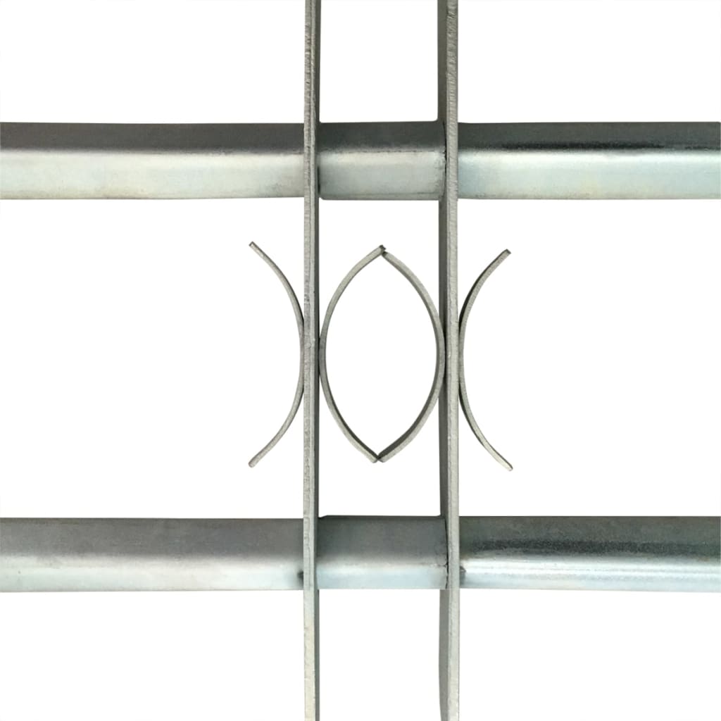 Justérbart sikkerhedsgitter til vinduer 2 stk. 700-1050 mm - number 4.