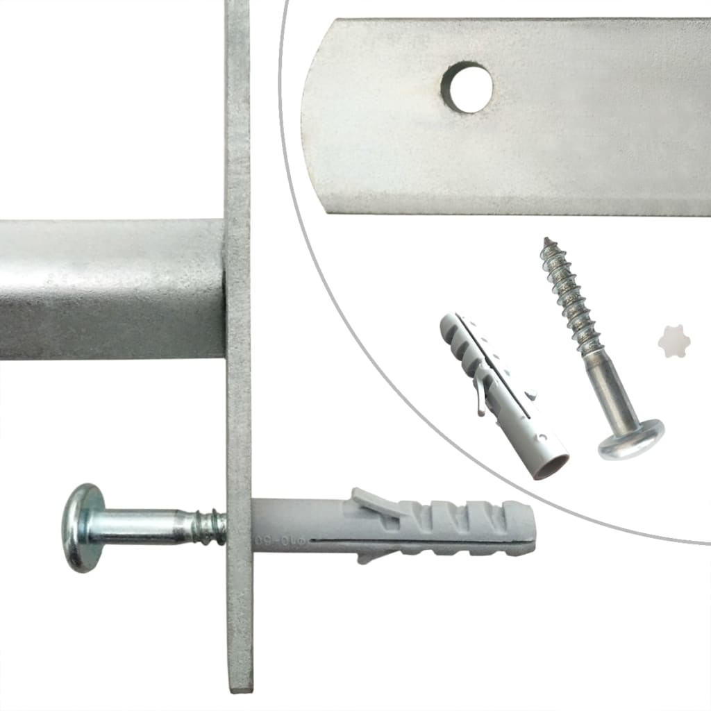 Justérbart sikkerhedsgitter til vinduer 2 stk. 700-1050 mm - number 5.