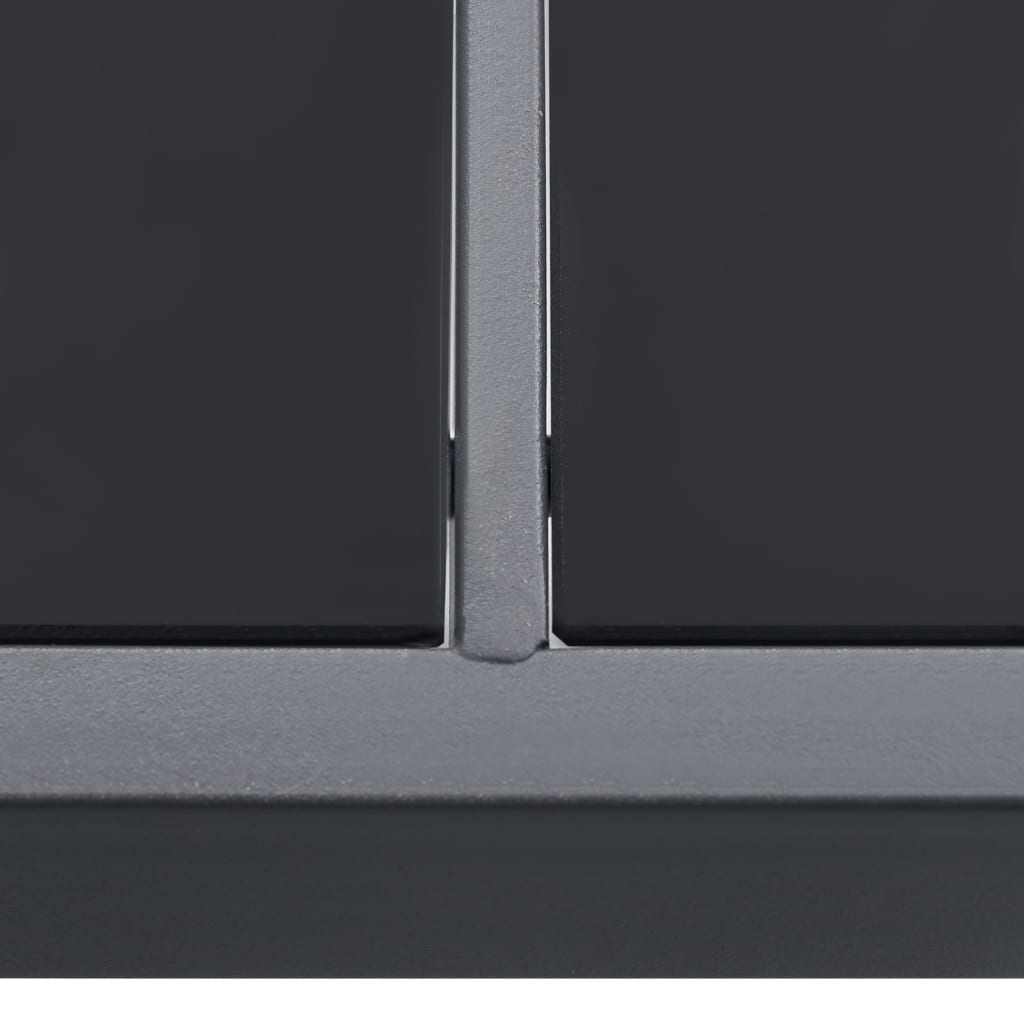 Vrtni stol 150x90x74 cm čelik antracit siva - number 4.