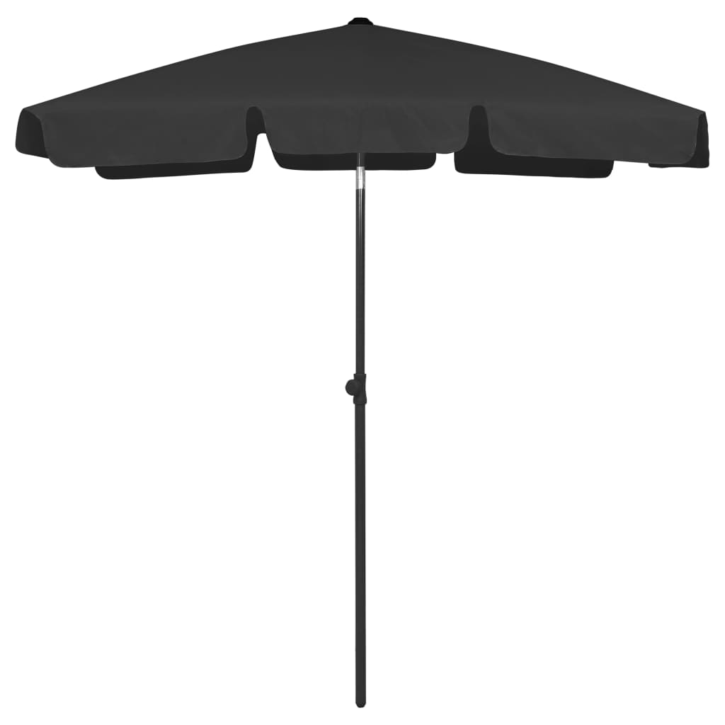 Parasol na plaži - crna, 180 x 120 cm, 1 - number 1.