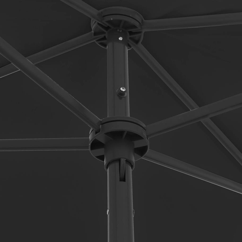 Parasol na plaži - crna, 180 x 120 cm, 1 - number 6.