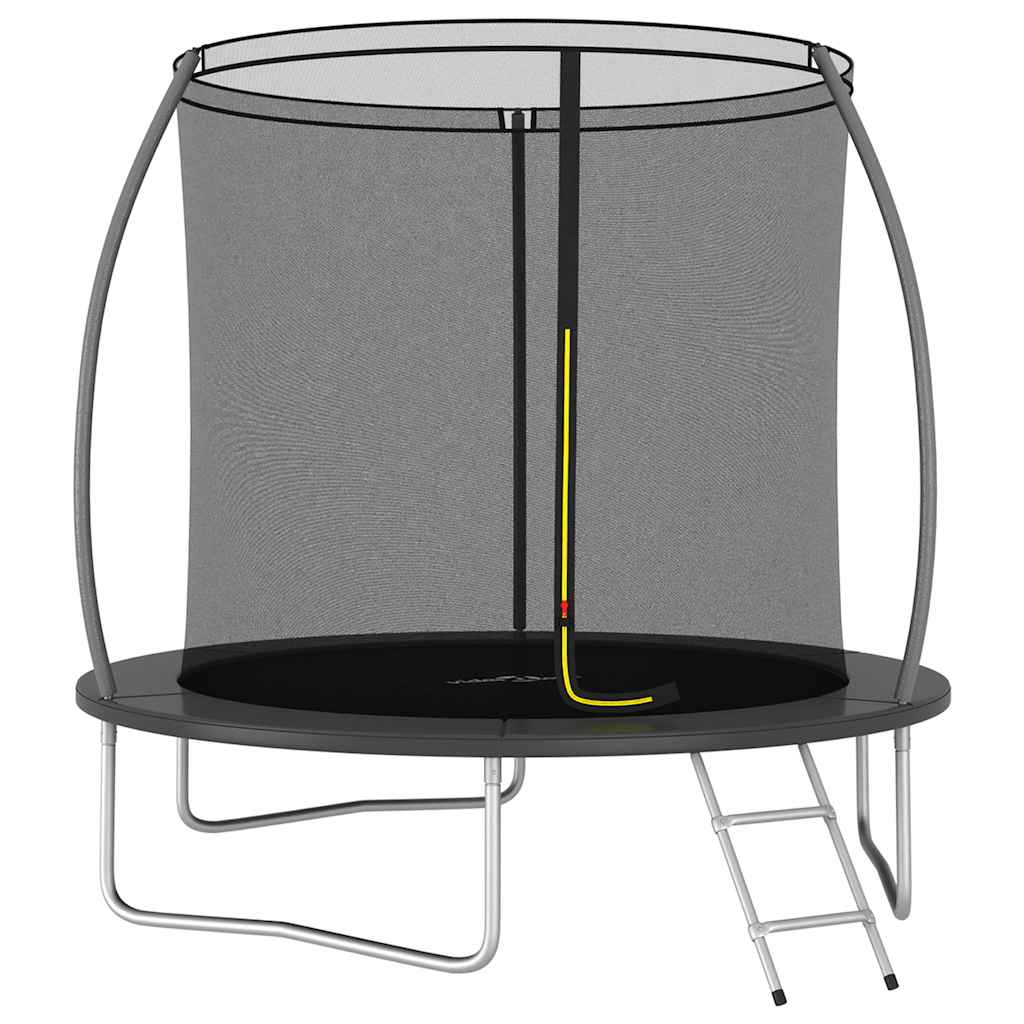 Ensemble de trampoline 244x55 cm 100 kg rond - gris, ø 244 x 55 cm, 1 - number 1.