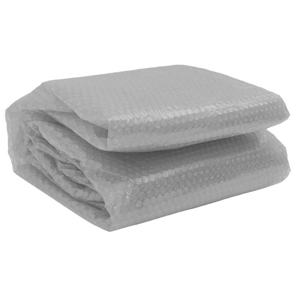 Couverture de piscine flottante chauffante solaire 455 cm pe - gris, ø 455 cm, 1 - number 1.