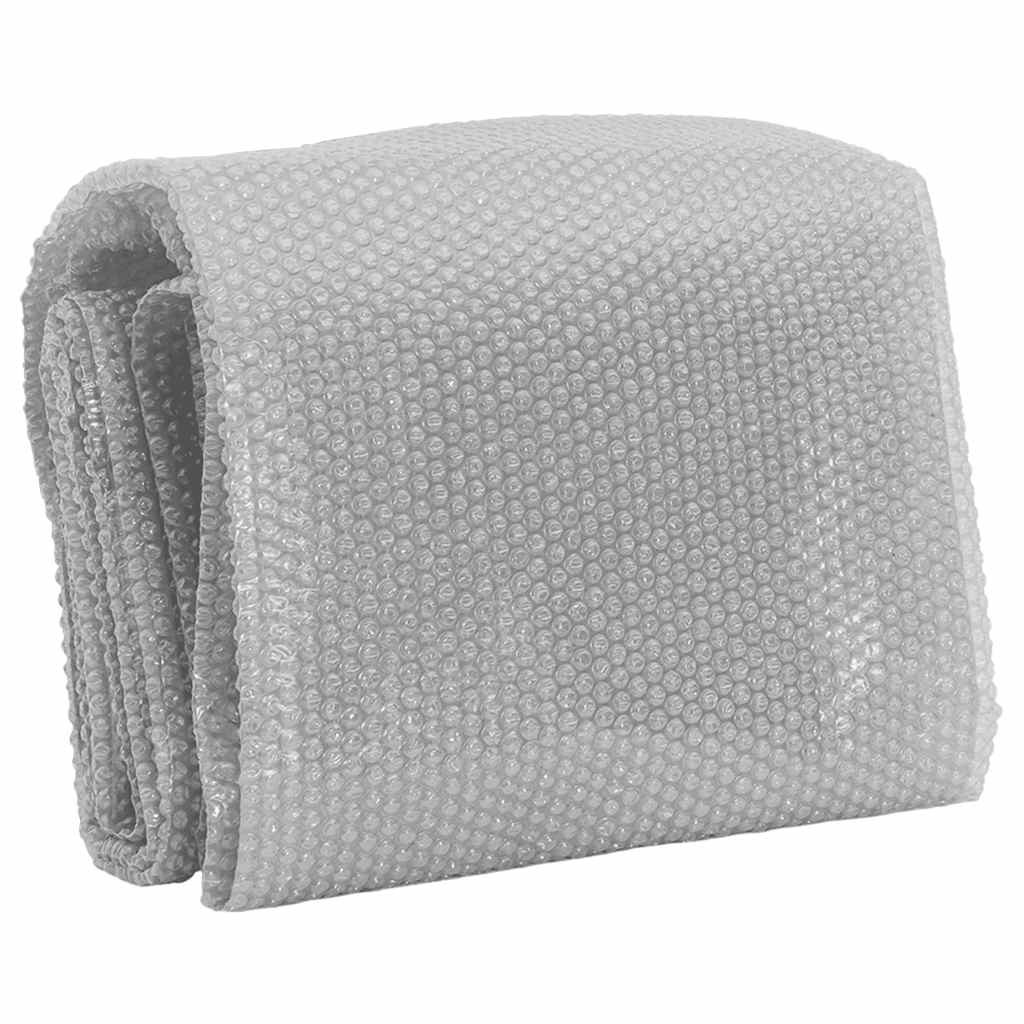 Couverture de piscine flottante chauffante solaire 455 cm pe - gris, ø 455 cm, 1 - number 2.