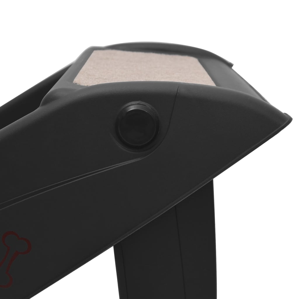 Escalier de chien pliable 62x40x49,5 cm - noir - number 8.