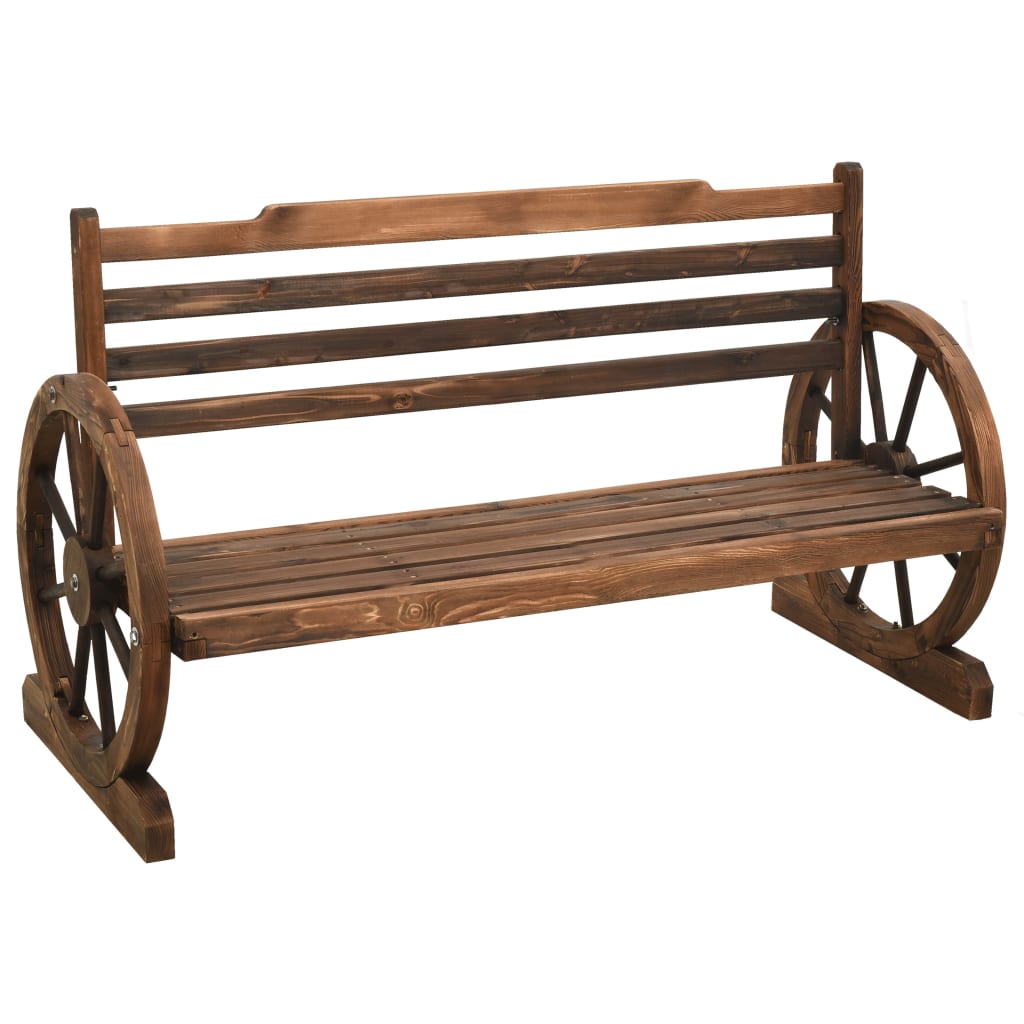 Havebænk massivt grantræ - 112 cm, 1, x - number 1.