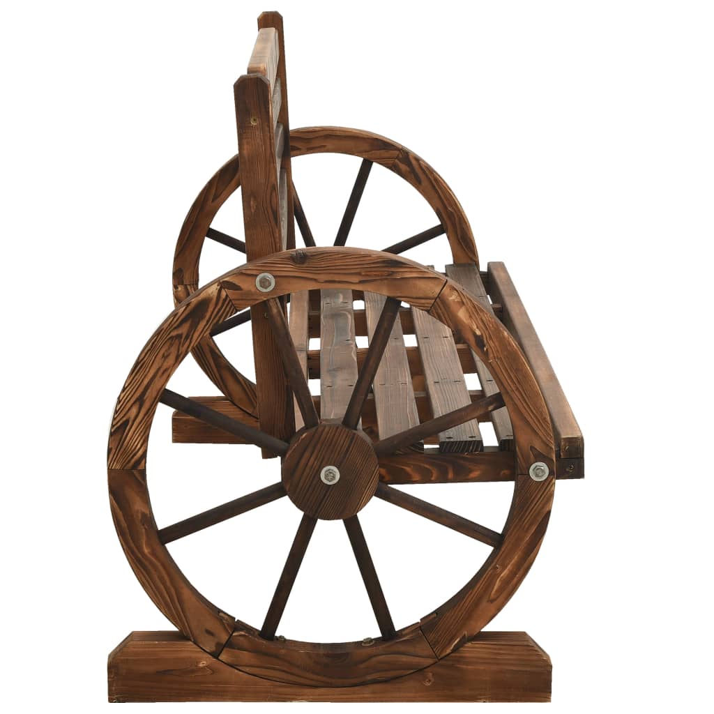 Havebænk massivt grantræ - 112 cm, 1, x - number 3.