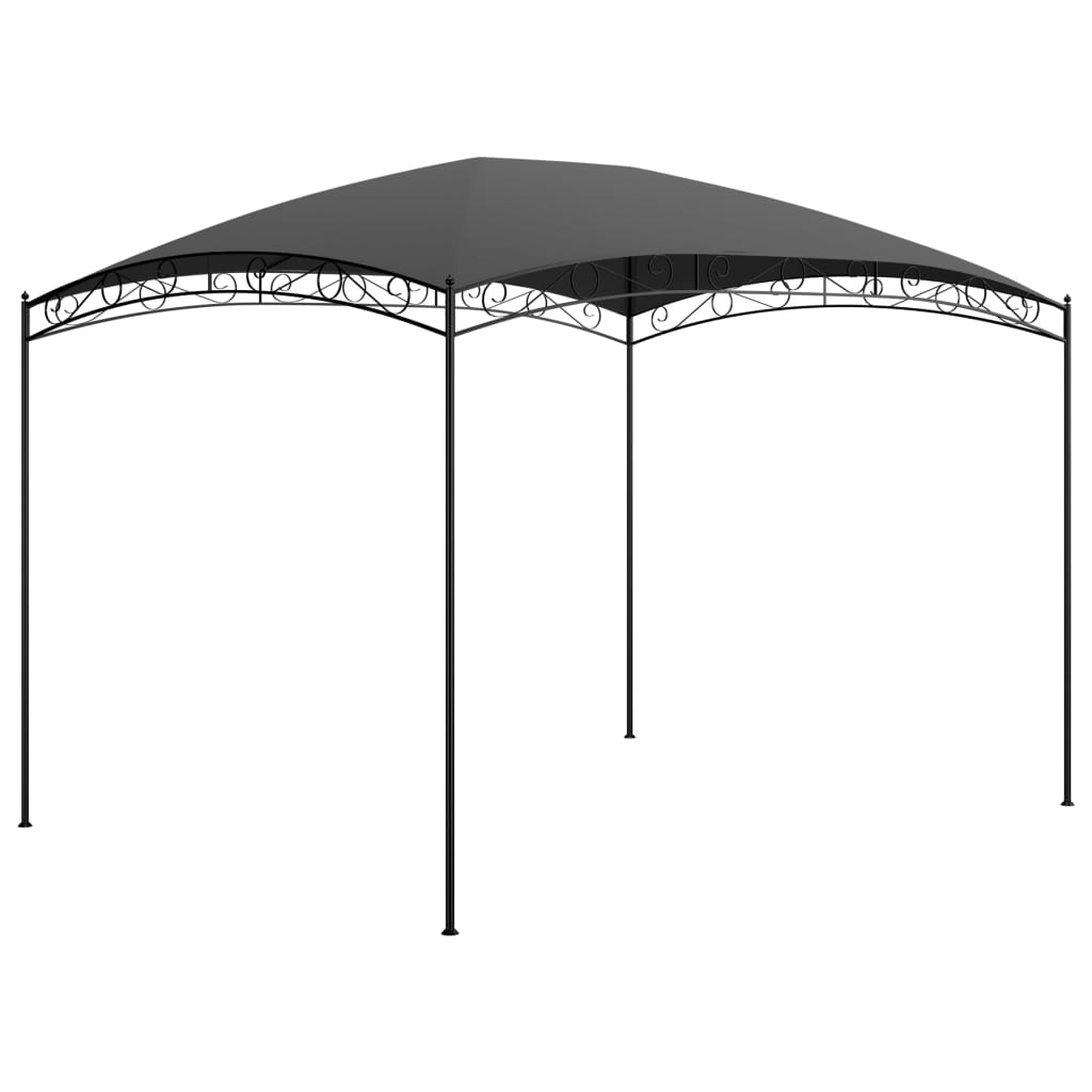 Gazebo 3x4x2.65 m 180 g/m² anthracite grey - number 1.