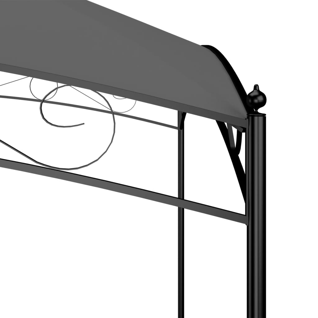 Gazebo 3x4x2.65 m 180 g/m² anthracite grey - number 4.
