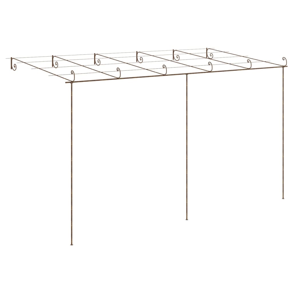 Pergola 6x3x2,5 m jern antikbrun - 6 x 3 x 2 5 m, 1 - number 4.