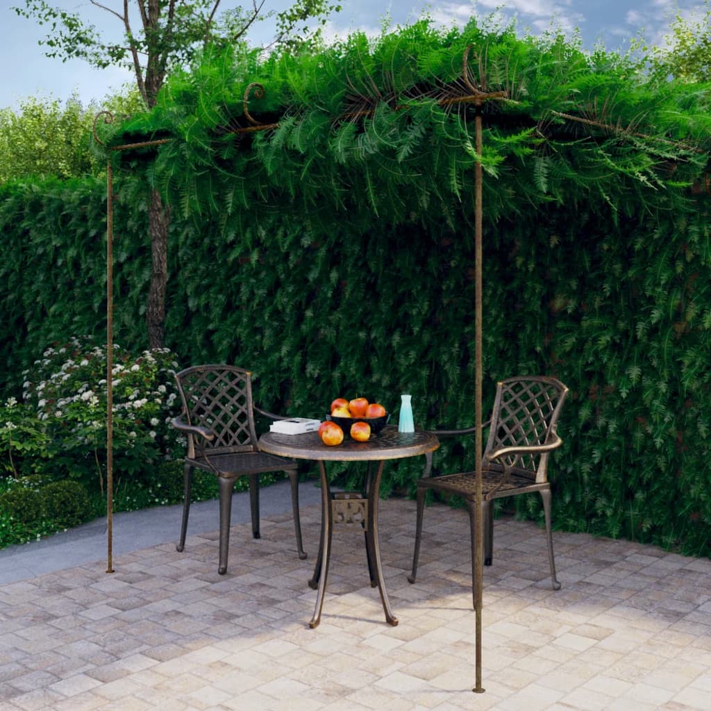Pergola 3x3x2,5 m jern antikbrun - 3 x 3 x 2.5 m, 1 - number 1.