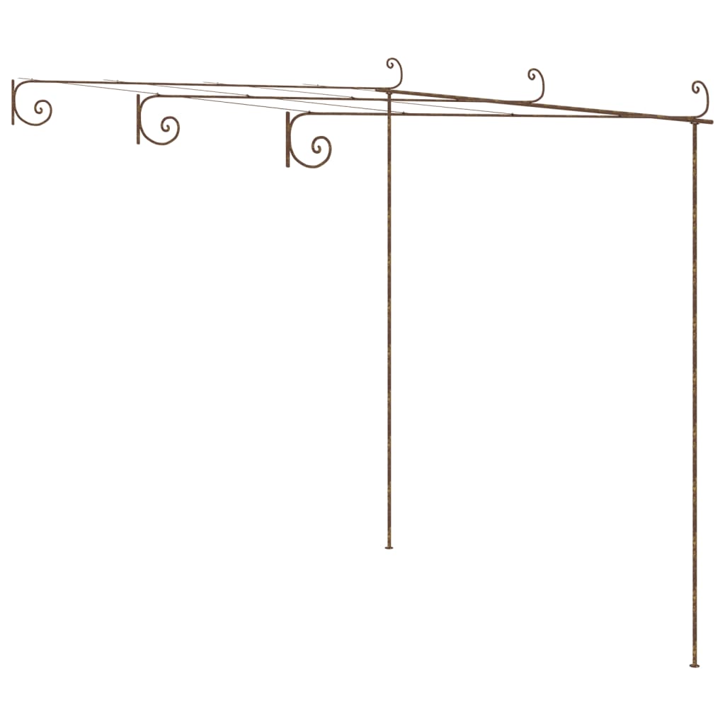 Pergola 3x3x2,5 m de fer antique antique brun - 3 x 3 x 2,5 m, 1 - number 2.