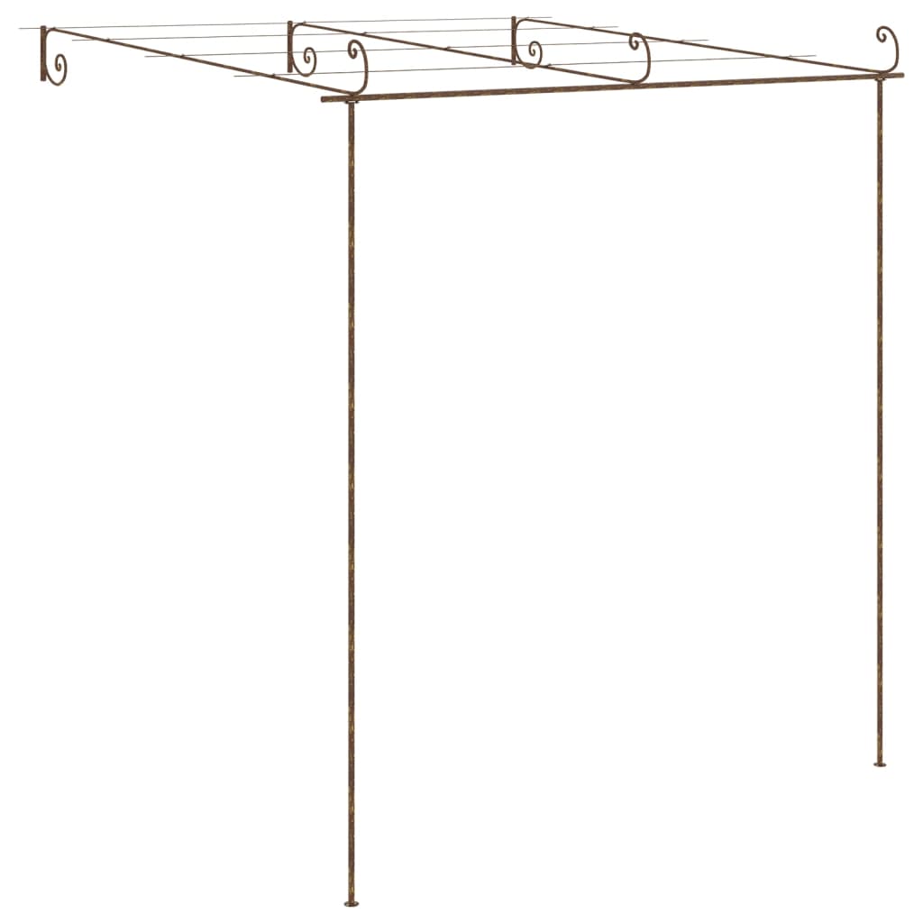 Pergola 3x3x2,5 m de fer antique antique brun - 3 x 3 x 2,5 m, 1 - number 4.