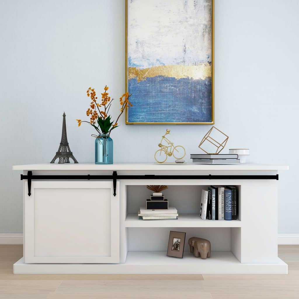 Mini-skydelågesæt til skabe kulstofstål 200 cm - number 1.