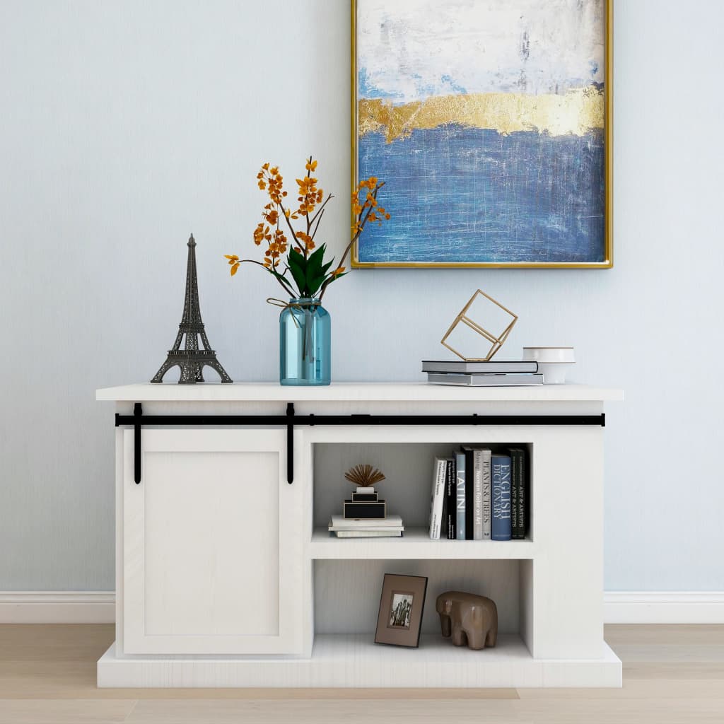 Mini-skydelågesæt til skabe kulstofstål 122 cm - number 1.