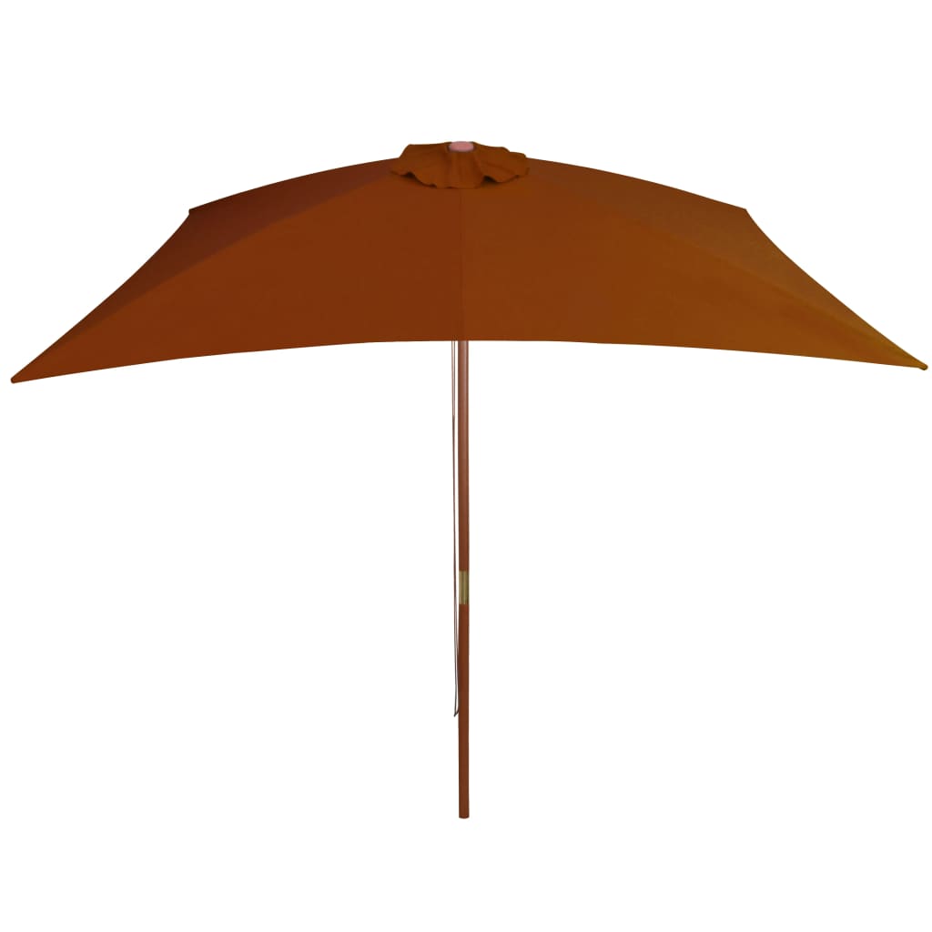 Garden parasol 200x300 cm wooden pole - number 3.