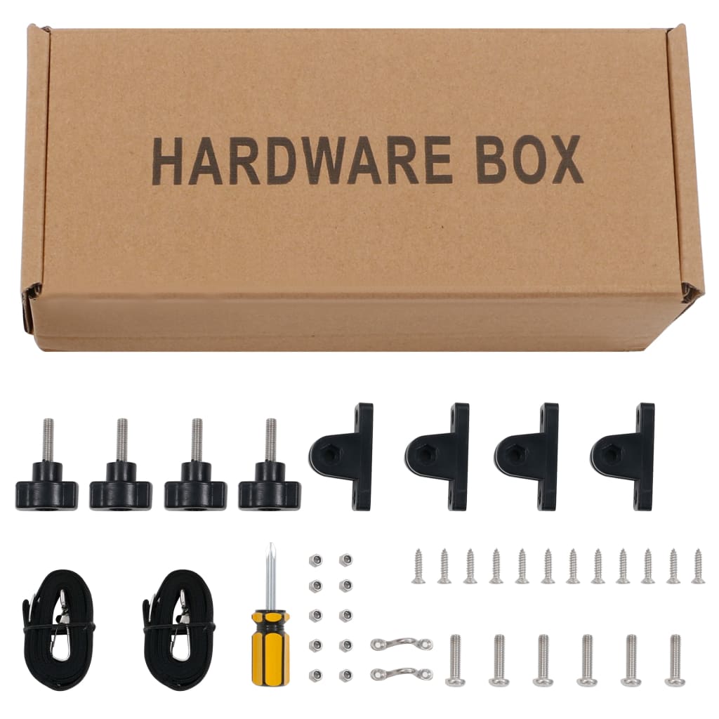 Biminitop med 4 buer 243x(230-244)x137 cm - hvid, 243 x 244 x 137 cm, 1 - number 12.