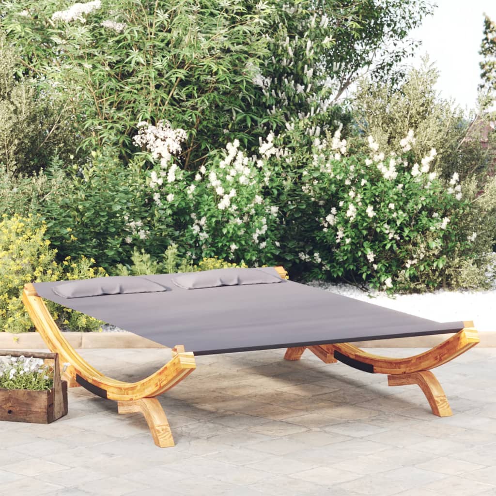 Loungeseng 165x188,5x46 cm bøjet træ - antracitgrå, 165 x 188.5 x 46 cm - number 1.