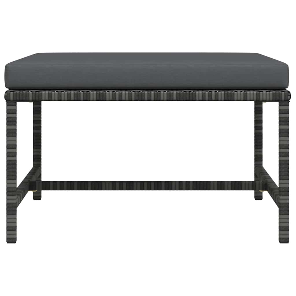 Do sofy z poduszką polirattan - szary, 1, podnóżek - number 4.