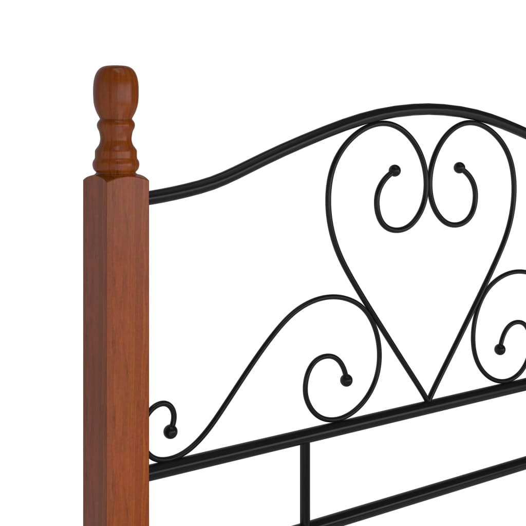 Sengeramme metall sort - number 6.