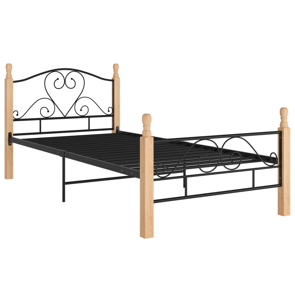 Struttura letto metallo nero - number 2.