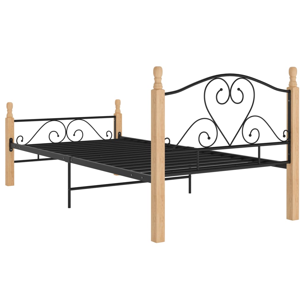 Struttura letto metallo nero - number 5.