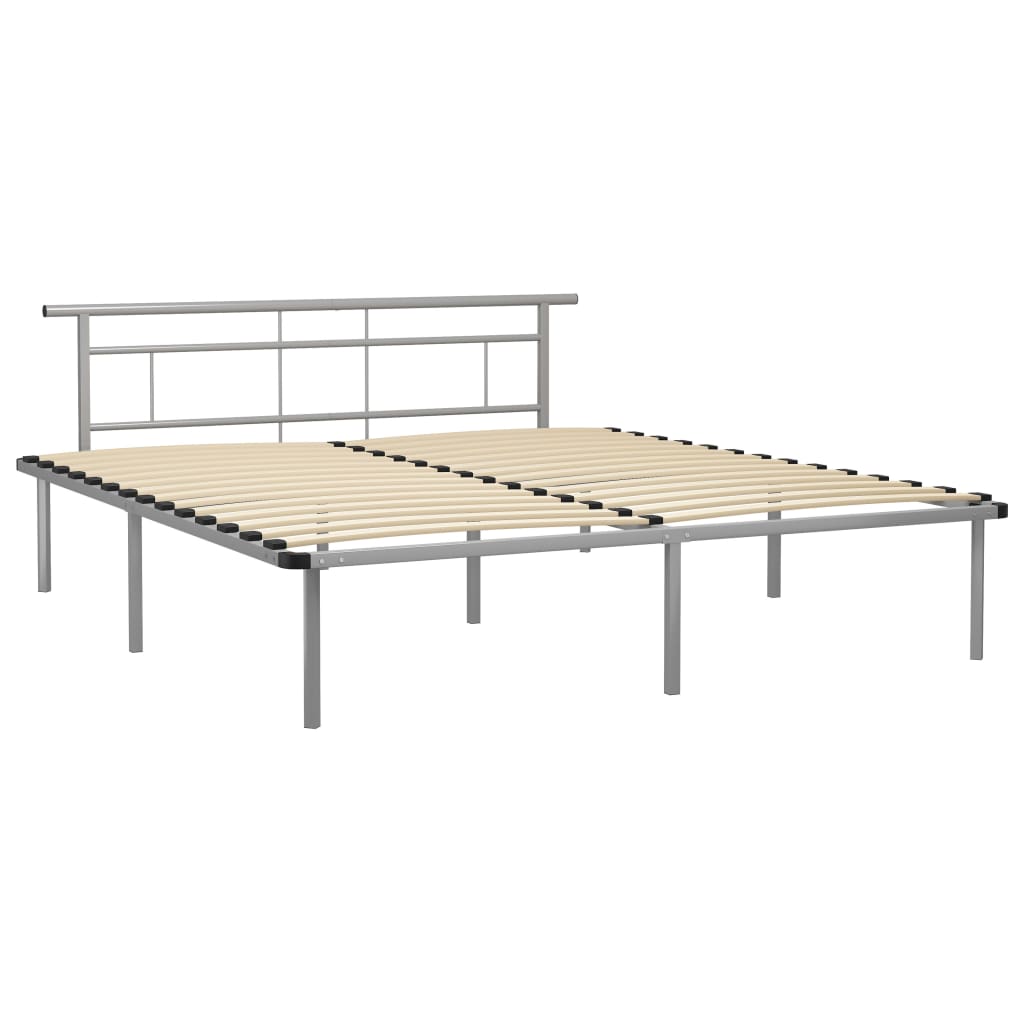 Bed frame metal - grey, 180 x 200 cm - number 2.